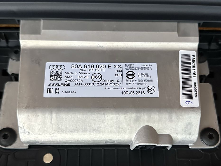 Display / Ecran Audi Q5 80A FY : 80A919620E, 10.1 INCH