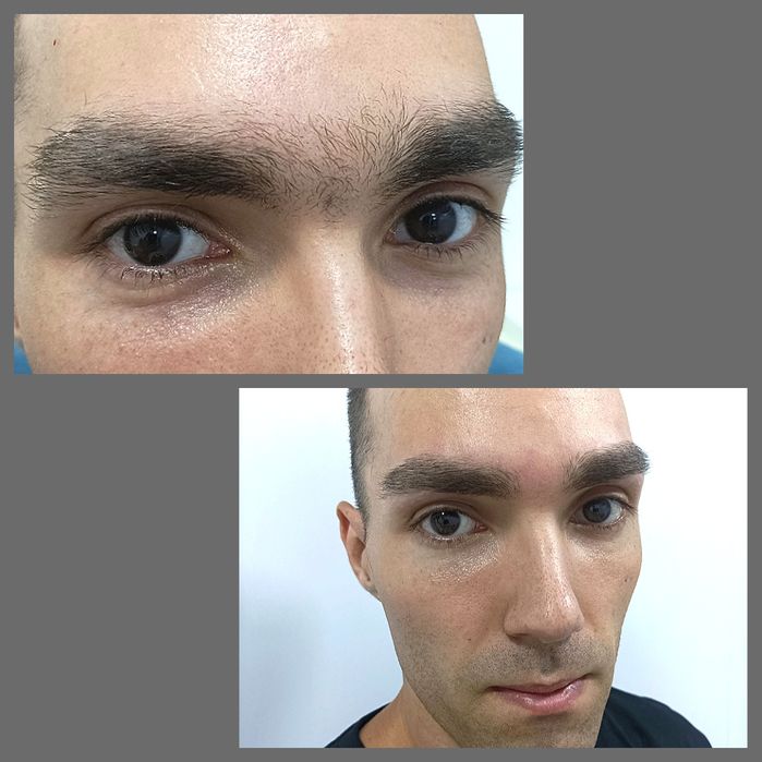 Брови! Оформление, покраска! Архитектура бровей!