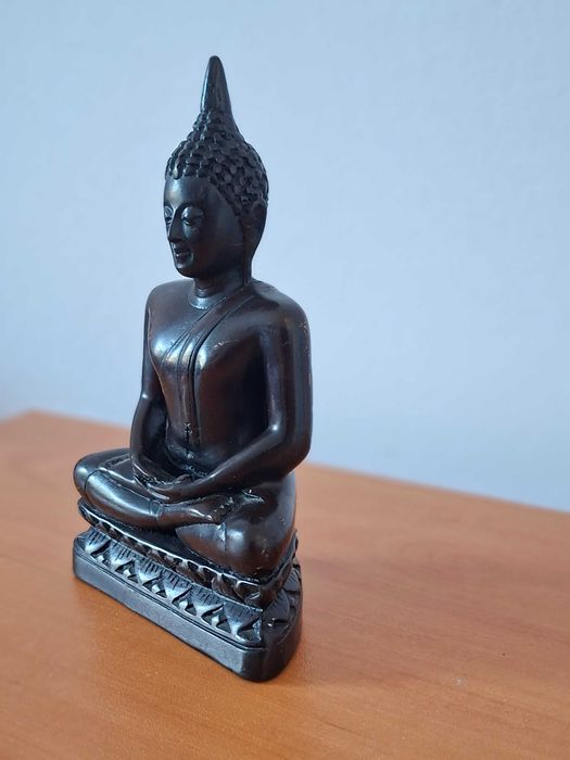 Тежка статуетка Буда – медитираща поза, луксозна декорация (20 см)
