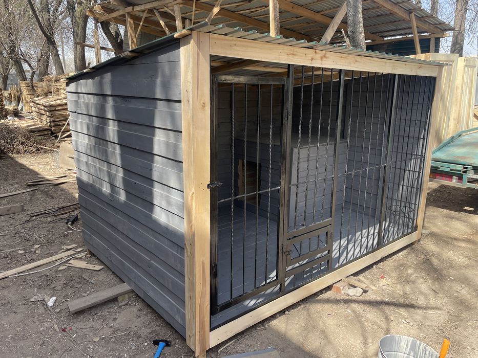 Вольер для собак, домик для собак