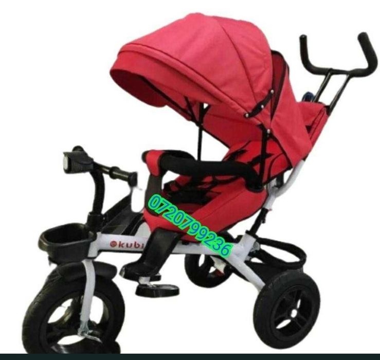 Triciclete copii  cu scaune rotativ+ poziția de somn 4in1