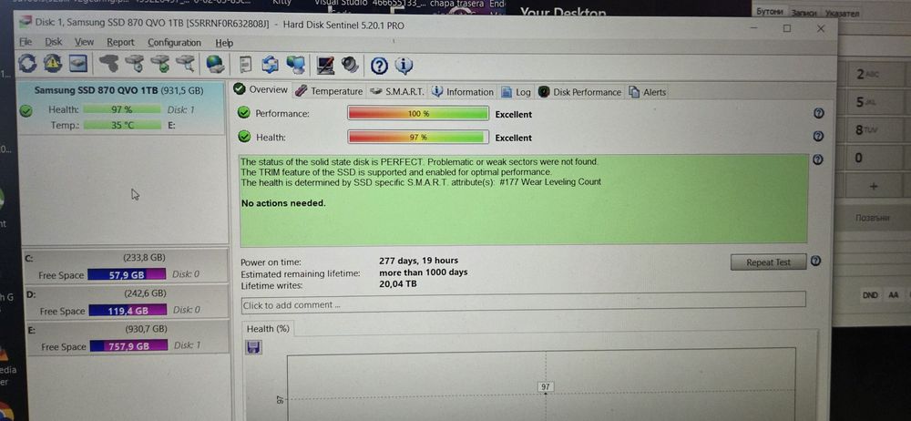 Ssd 1tb/Silicon power/samsung