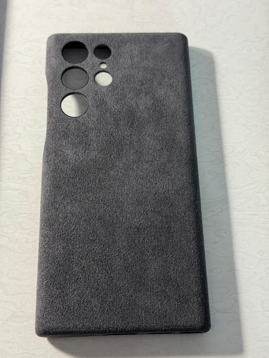 Husa telefon  Samsung S 22 ultra piele alcantara