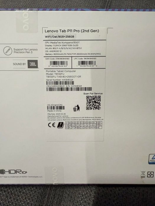 Tableta Lenovo Tab P11 Pro 2nd Gen