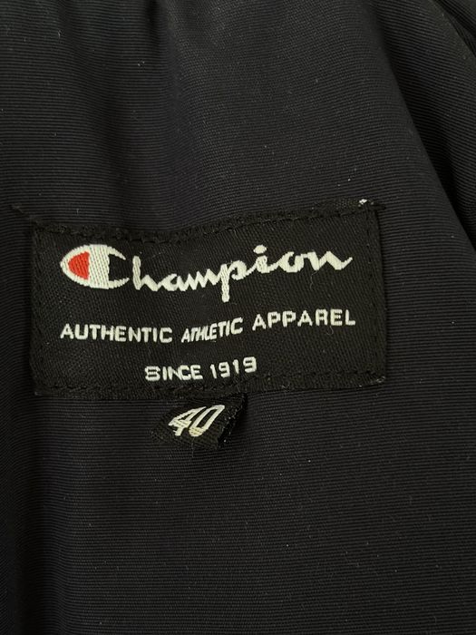 Темно-синий Пуховик Champion