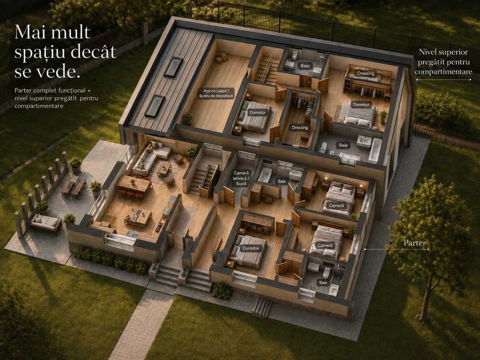 Sunny Home+ | Casă PARTER+ | Pregătită pentru energie aproape zero | ZALAU