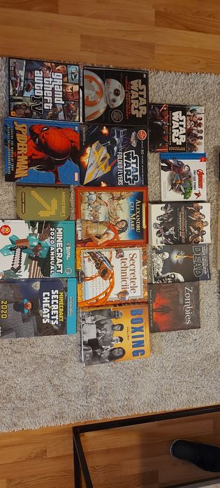 Carti,Enciclopedii,Benzi Desenate ,The Walking Dead,Minecraft,Spiderma