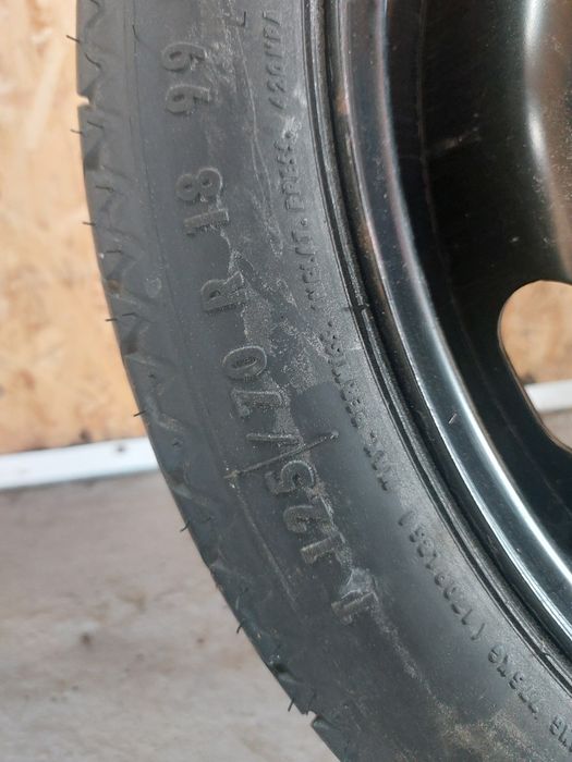 Roata rezerva slim R18 5x112 CB 57.1 125 70 R18 Golf 5 6 Touran Jetta