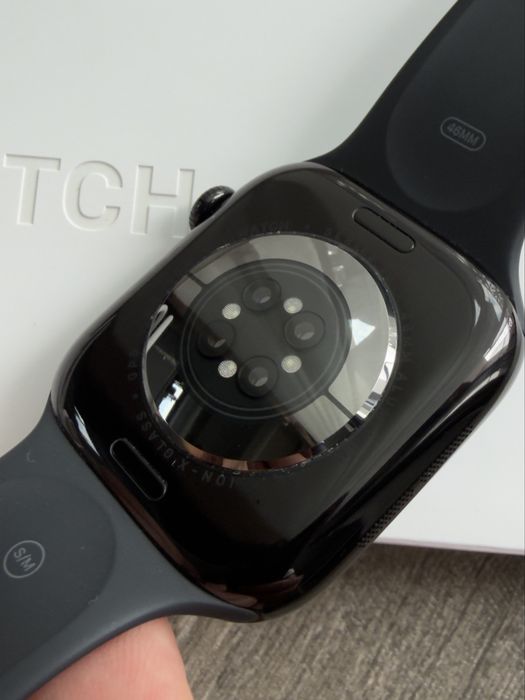 Ceas Apple Watch Series 10 GPS 46 mm Jet Black, Battery Health 100%, Garanție Apple până în 23.11.2026, Ca Nou