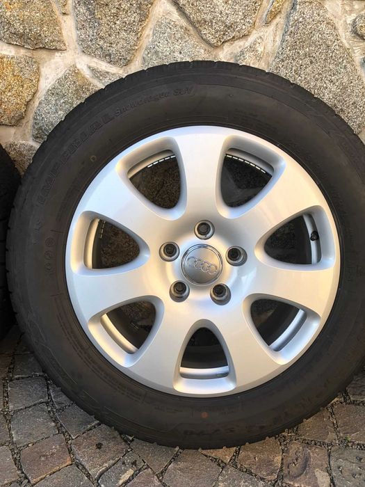 Jante 5x130mm+anvelope iarna 235/60/18 Audi Q7 VWTouareg PorcheCayenne