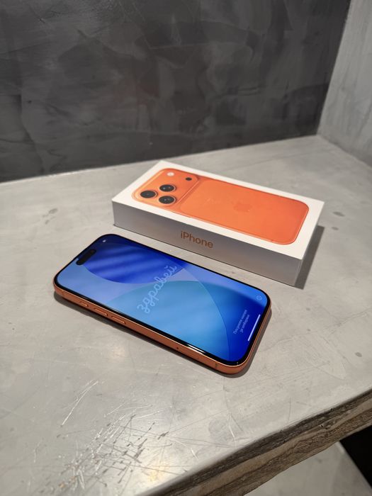 КАТО НОВ Iphone 17 Pro Orange 256 GB, 100% battery