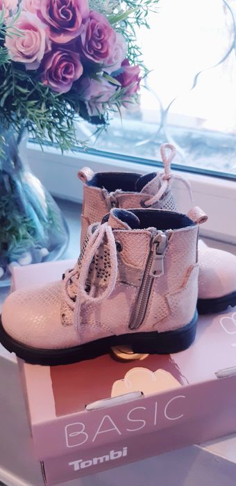 Сапожки-ботинки для девочек 21р