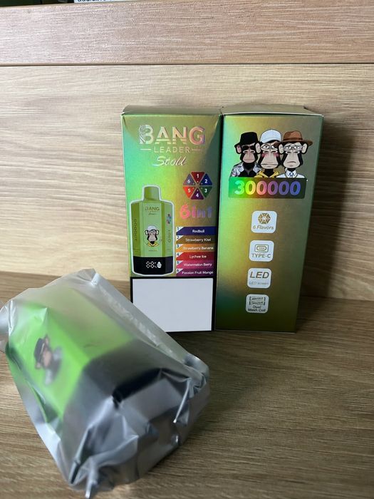 Vape 6 in 1 Sigilat | 300K, 300.000 Pufuri | Mai Multe Modele și Arome Disponibile | USB-C + LED