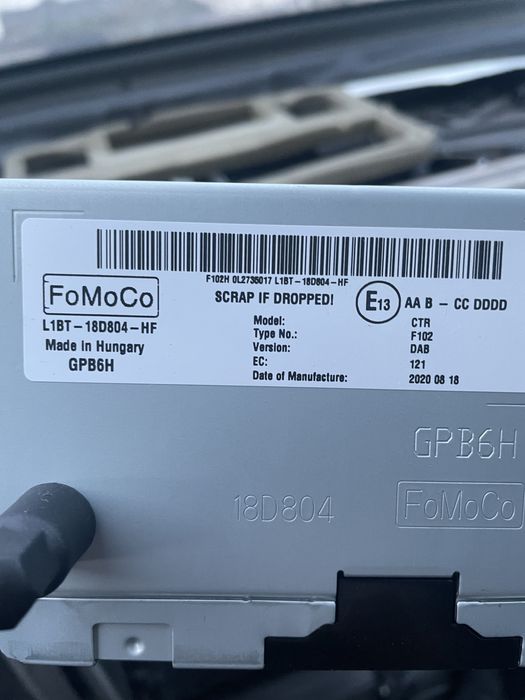 unitate radio Ford Fiesta 2017-2020