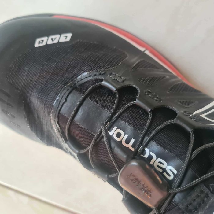 Adidasi Salomon S-Lab Wings SG black/red/white noi marimea 37 si 1/3