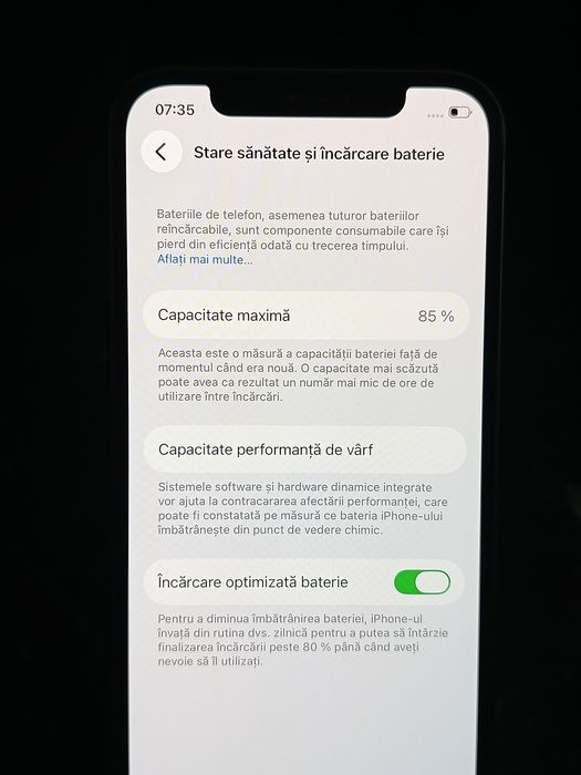 Noble Amanet - iPhone 12 - Baterie 85% - 128Gb - Nimic Schimbat - Ca NOU