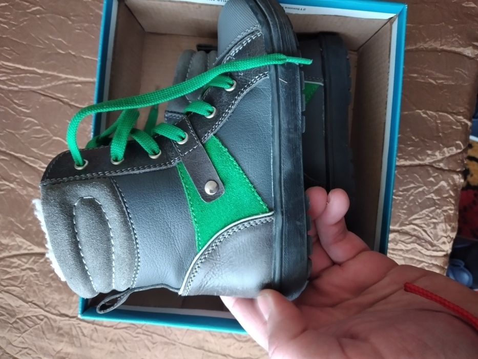 Детски ботушки кожени