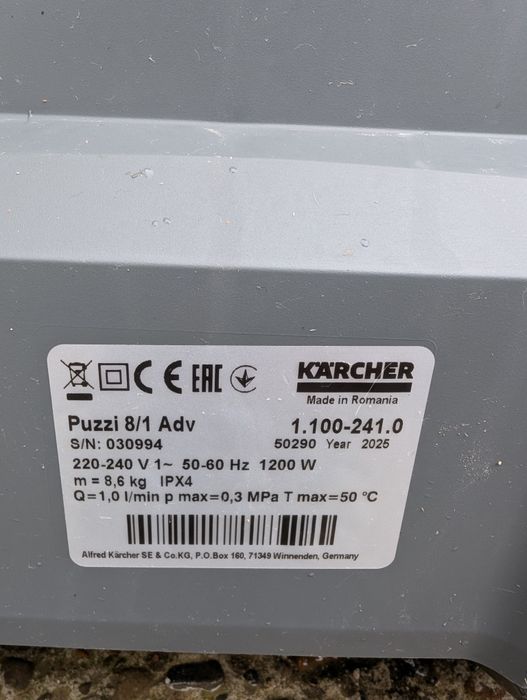 Karcher puzzi 8/1 adv