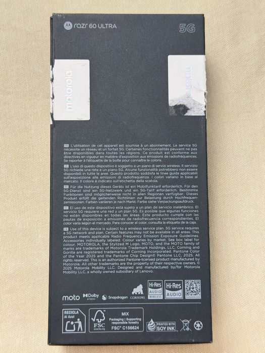 Motorola RAZR 60 ultra 16gb-512gb