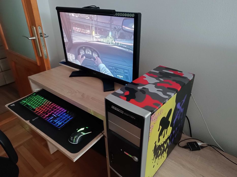 Calculator Gaming sau Office – Intel i5, 16GB RAM, placa video RX 550 4GB, SSD + HDD, Win 11 (Rulează GTA V)