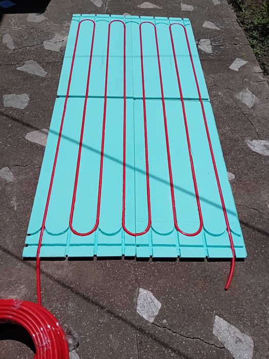 Подложка за водно подово отопление XPS