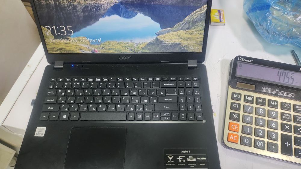 Acer Aspire 3 4 oy ishlagan