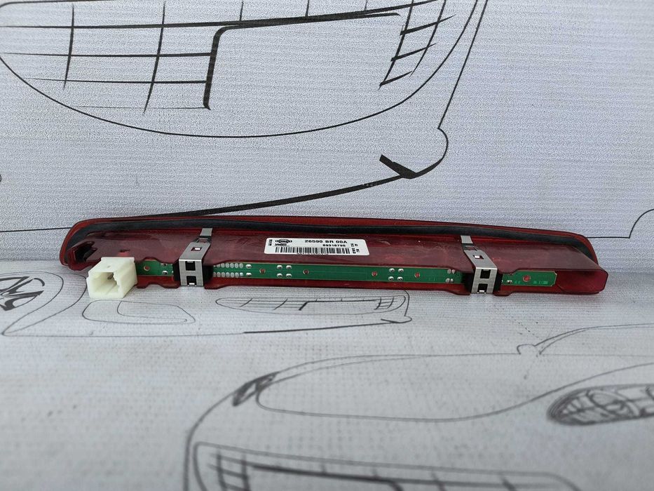 Lumină Frână Suplimentară Haion Nissan Qashqai 1 2008 / 2007-2013 / Cod OEM 26590BR00A (5C2)