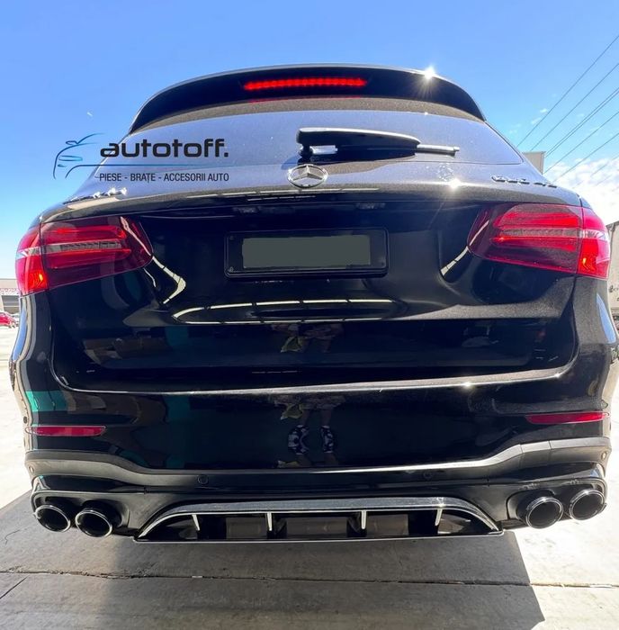 Difuzor bara spate Mercedes GLC X253 SUV (2015+) NEW Design Full Black