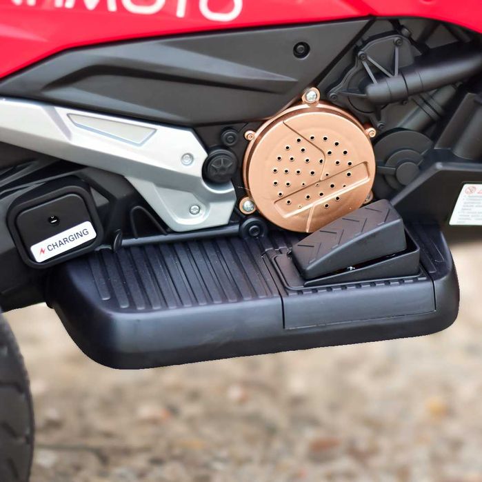 Motocicleta cu 3 roti, Kinderauto POLICE BJML5188 60W, 6V alba
