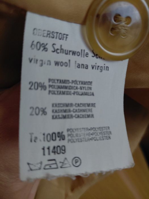 Sacou lana si casmir