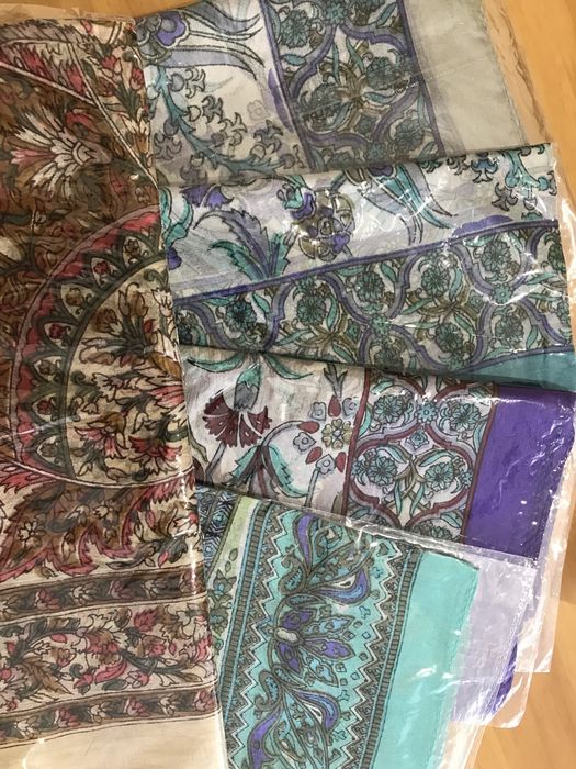 Платки, шарфы Индия шелковые