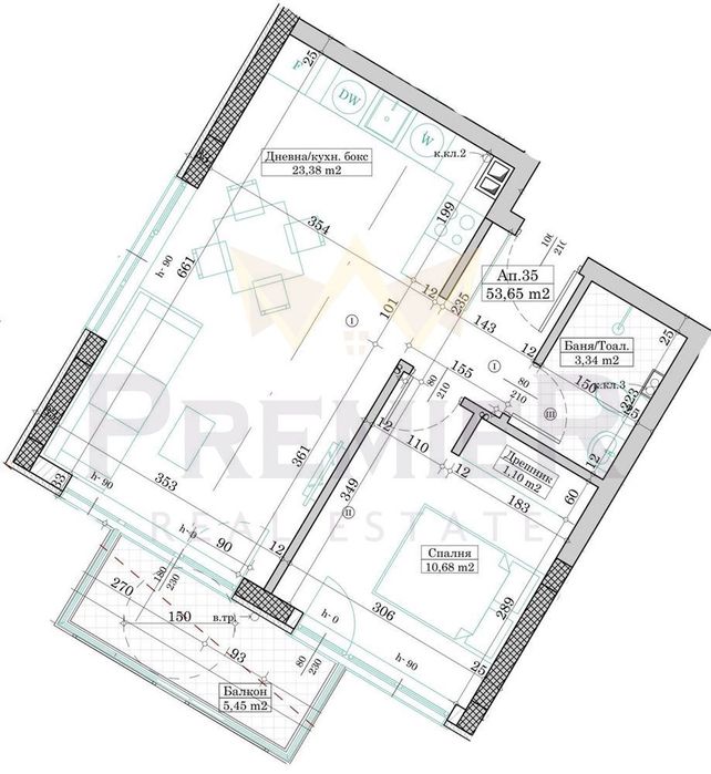 Продава се Двустаен апартамент в Варна, Виница - 59 кв.м за 1475 €/кв.м - Снимка #6