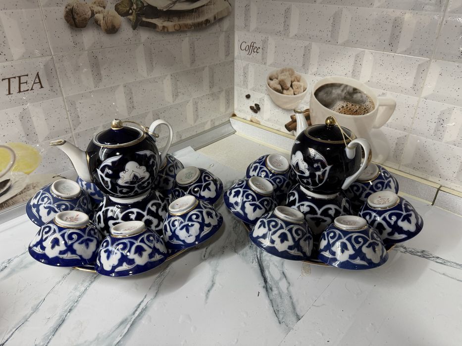 Пахта гули набор чойнака пиела лагани билан сотилади