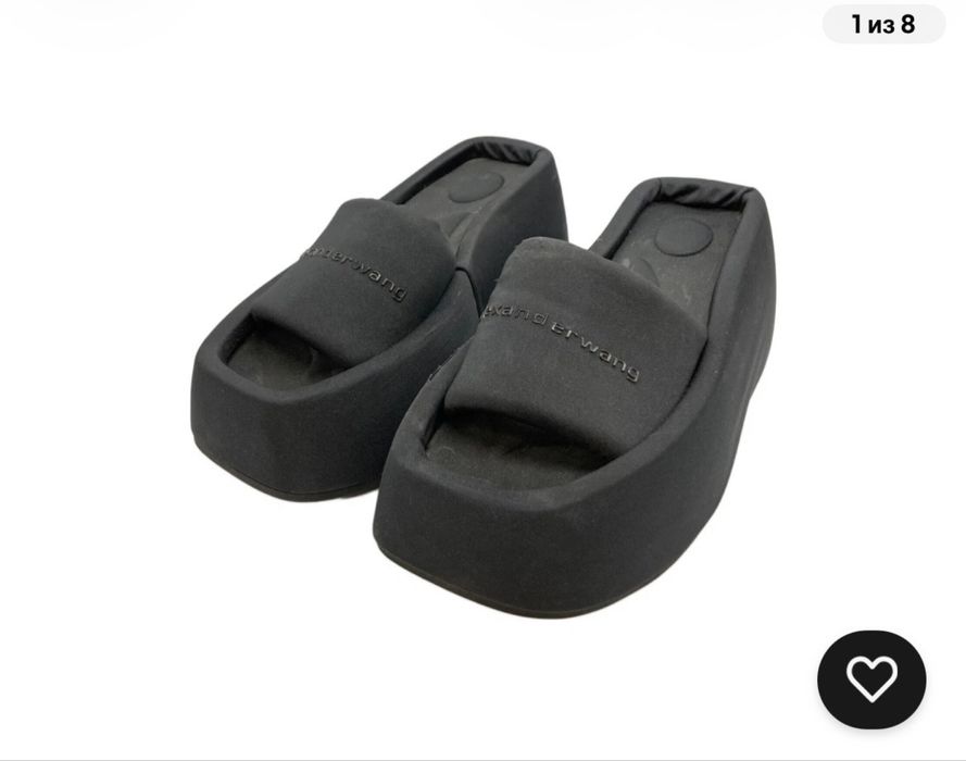 черные сандали alexander wang