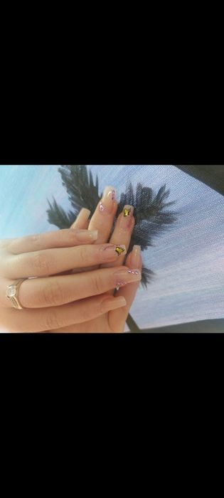 Unghii cu gel semi , pedichiura