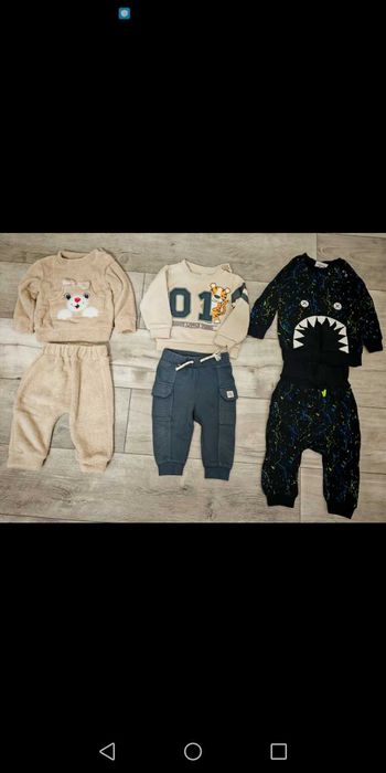 Vand 3 treninguri bebe 74-80