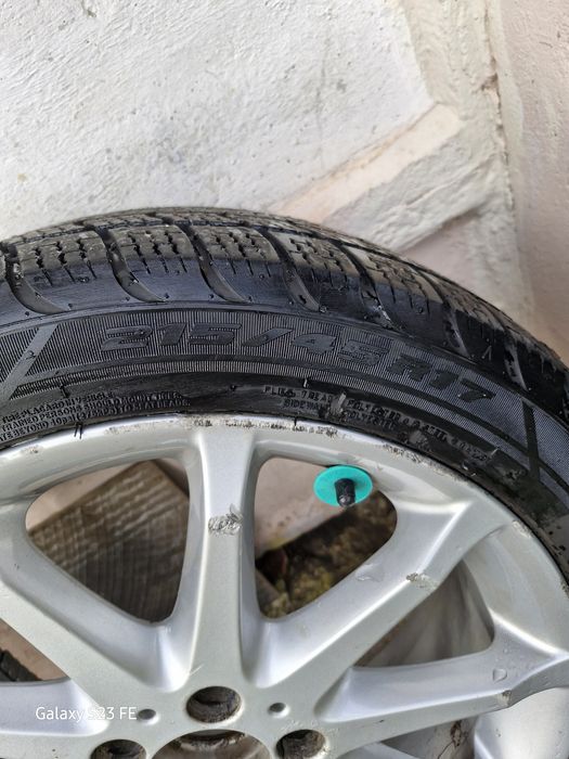 Vând genti aliaj cu anvelope All Season  215/45 R17