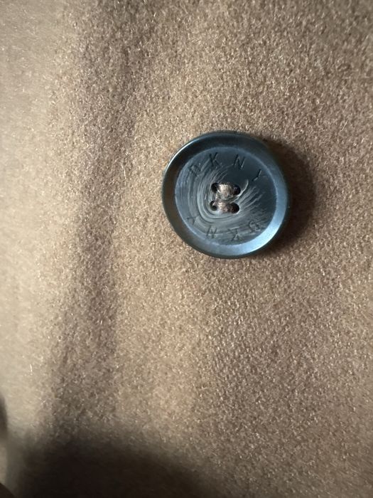 dkny trench палто, вълна, кафяв, размер 8(38-40)