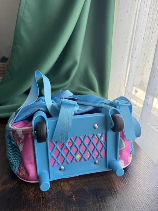 Troler ghiozdan gradinita cu Barbie