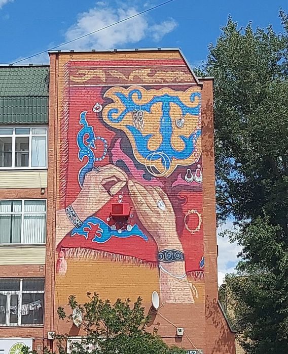 Мурал, художник, рисунки, роспись