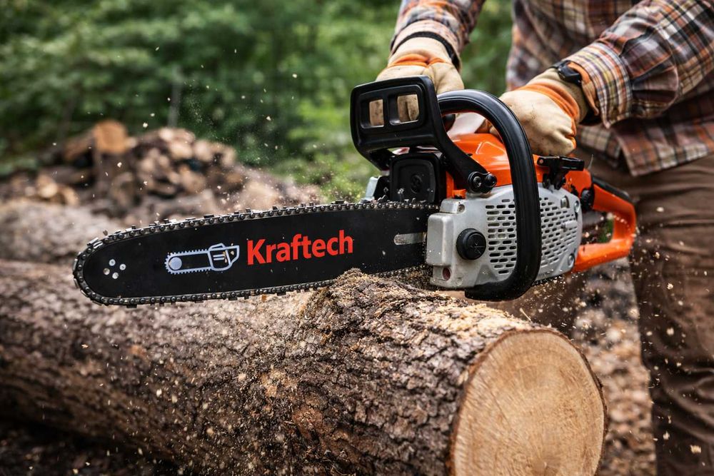 Lama si lant drujba Kraftech 12 inch pas 3/8 universal