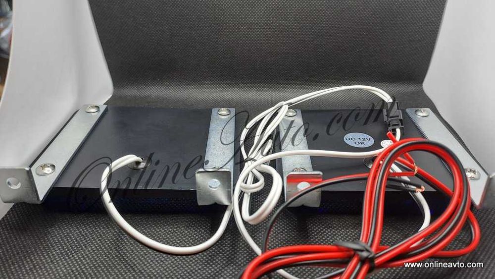 LED Мощни сини лампи за Линейка 24W  НСО СОТ син/син за решетка Декор