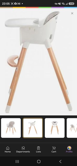 Детский стульчик для кормления KinderKraft