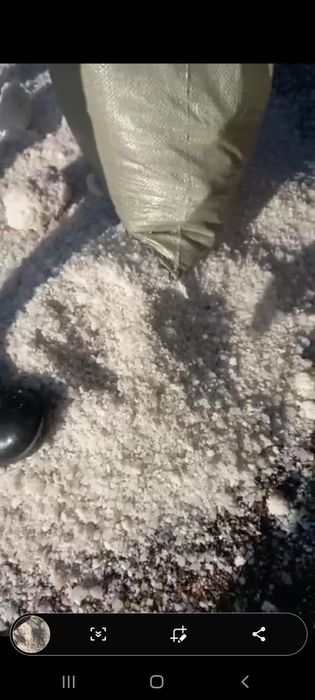 Соль мелкая для стройки