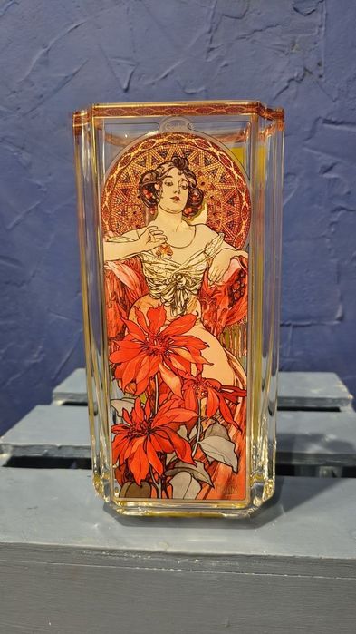 Ваза Goebel Artis Orbis Alphonse Mucha Ruby