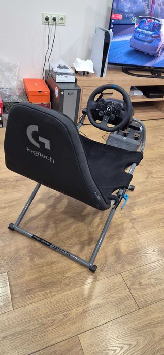 Logitech - G923, PS4/PS5/PC + Shifter Подарък + Playseat Challenge X