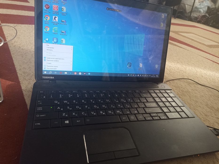 Noutbuk toshiba ekrani sensrli