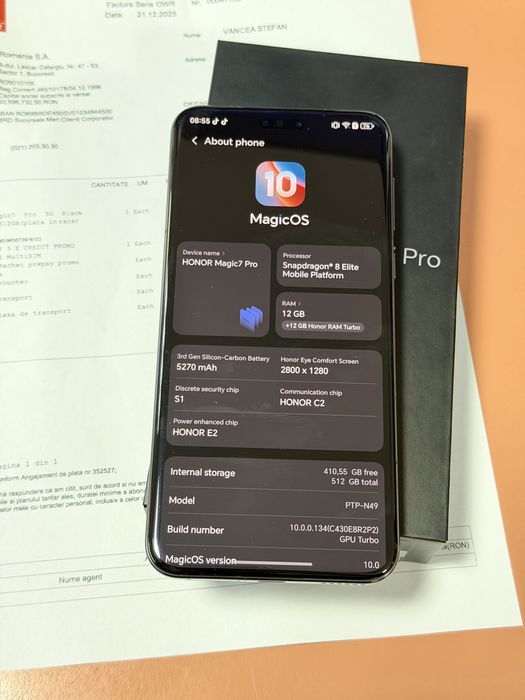 Honor Magic 7 Pro NOU 512GB Garantie