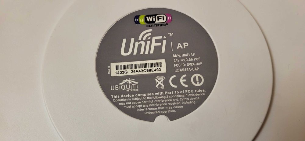 UBIQUITI UniFi AP Nou fuctional