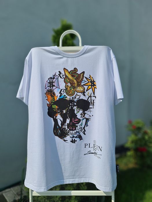 Reducere-Promotie-Discount-Oferta-Tricou-PP-Philipp-Plein-Model-Nou-Bumbac-Calitate-Premium-Poze-Reale-L-Stoc